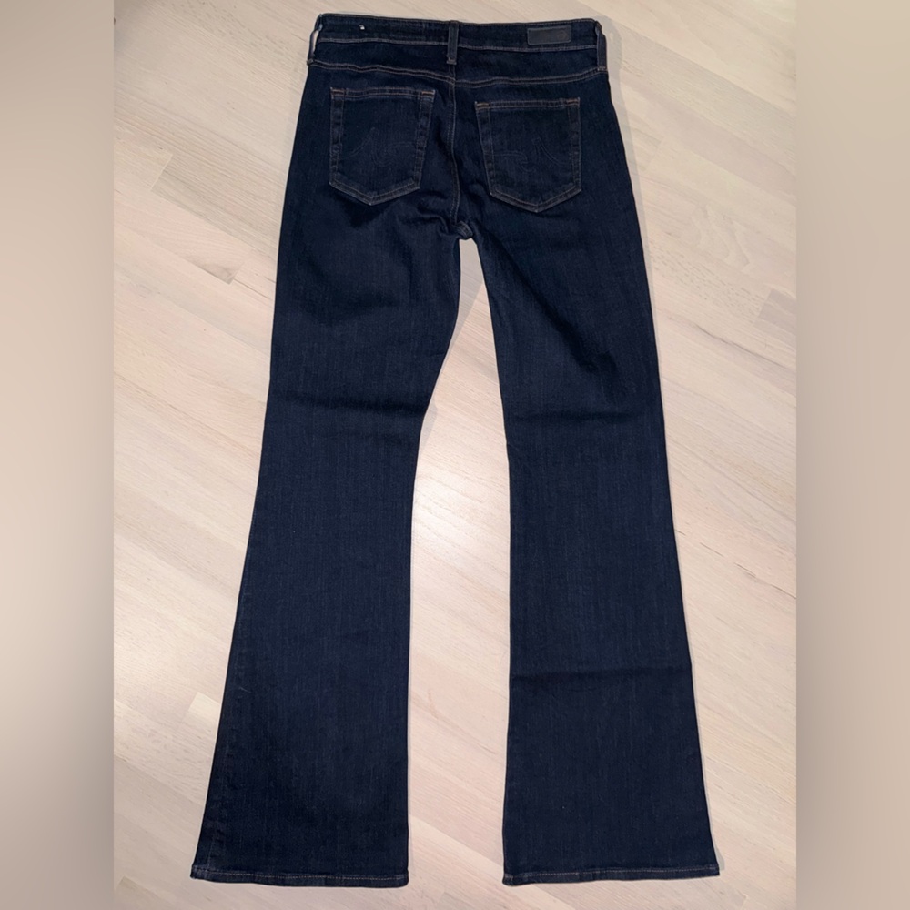 NWOT AG Dark Indigo Blue Farrah Bootcut Jeans 29 - Picture 3 of 11